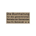 thumbnail image 1 of Die Buchhaltung FÃ¼r Die Gewerblichen Betriebe Der Gemeinden: ErlÃ¤utert an Einem Beispiel Der BuchfÃ¼hrung Eines Elektrizi, (Paperback), 1 of 1