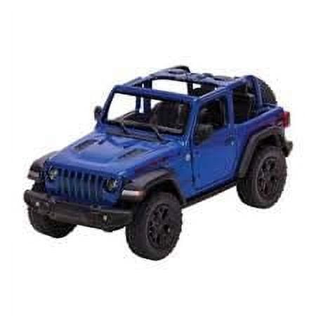 Die-Cast 1:32 Jeep Wrangler Toy Vehicle (Available in Blue and Red - Color Chosen Randomly)
