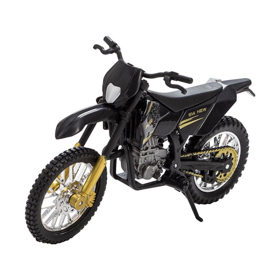 Die-Cast Alloy Motorcycle Model HX814 - Highly Detailed Collectible Motorbike with Steerable Front Wheel & Rubber Tires, Miniature Racing Motorcycle Ornament for Office & Home Decor