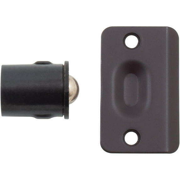 Die-Cast Drive-In Ball Catch, 1" Diameter, Oil-Rubbed Bronze by Stone Harbor Hardware