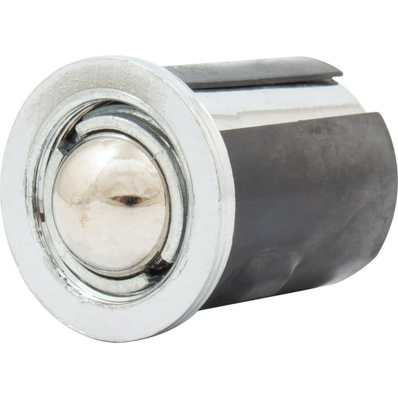 Die-Cast Drive-In Ball Catch, 1" Diameter, Satin Nickel by Stone Harbor Hardware