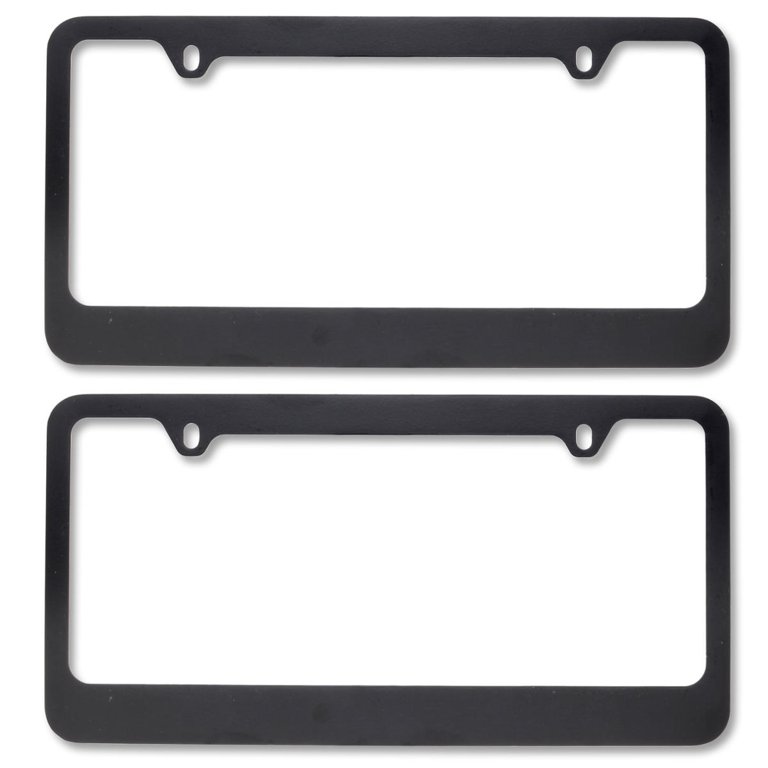 Black Steel Front License Plate Holder Black Steel Front License Plate Holder