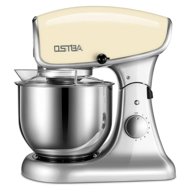 DieCast Stand Mixer, 8 Speeds 600W Food Stand Mixer, 5.5Qt TiltHead