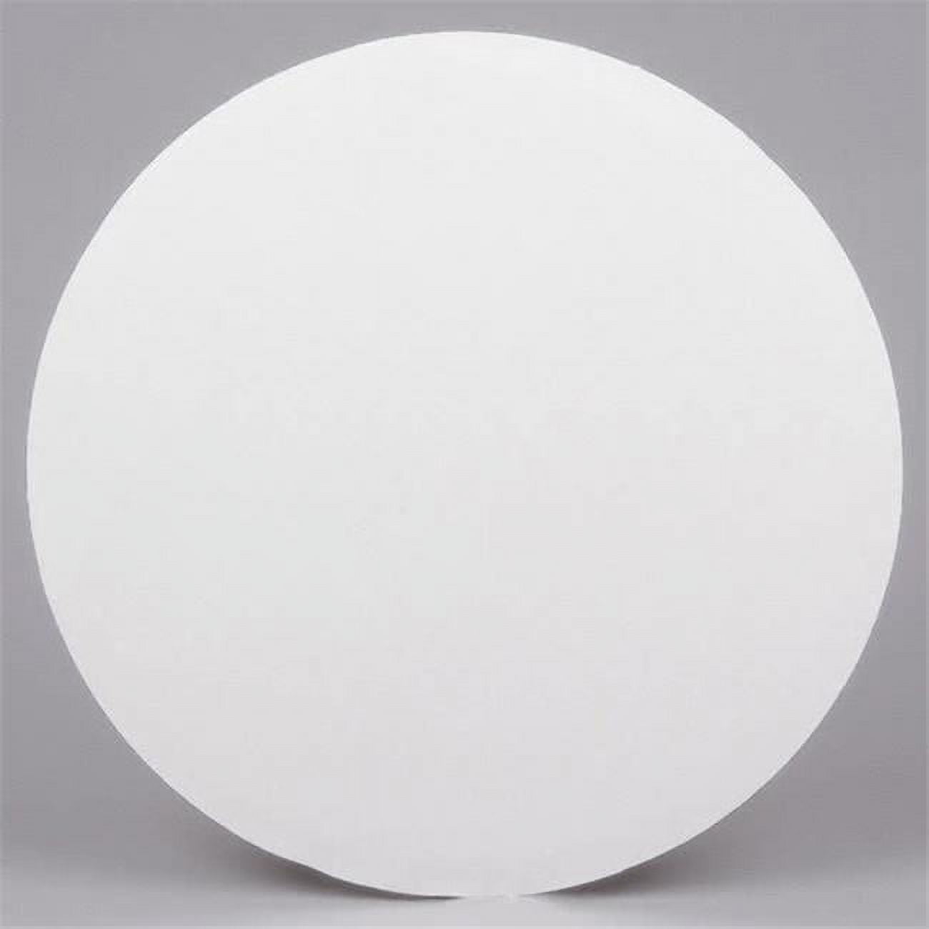 Die-Cut 18CIRCLE CPC 18 in. Corrugated Grease Proof White Cake Circle ...
