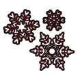 thumbnail image 1 of Die Cut Emboss Stencil Snowflake Assorted 3 Pc By Darice, 1 of 1