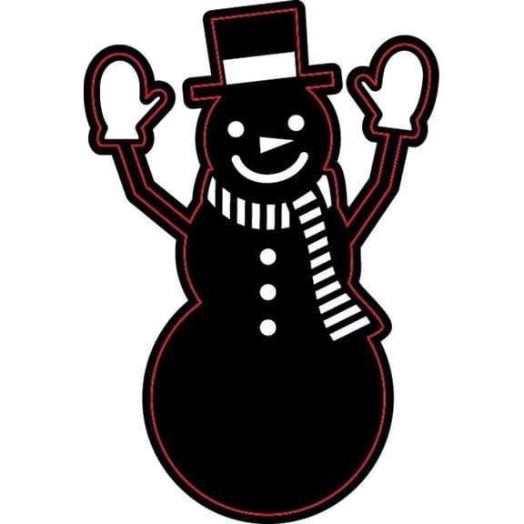 Darice Die-Cut Cartridge, Snowman With Hat