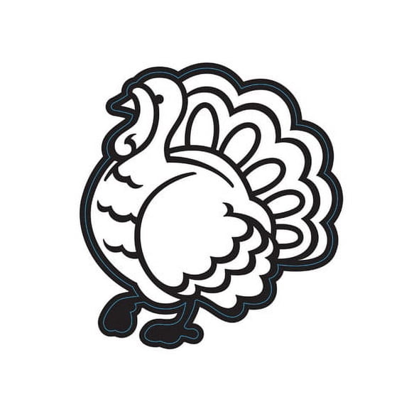 Die Cut Emboss Stencil Turkey By Darice
