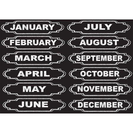 ASHLEY PRODUCTIONS Months of The Year Die-Cut Magnets