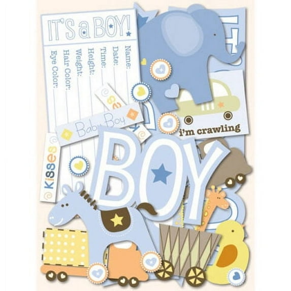 Die Cut Pieces Baby Boy