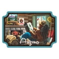 thumbnail image 1 of Die Cut Sticker Arizona, Smokey Bear Reading, Contour, Vintage Artwork Vinyl Sticker 3 to 6 inches, (Waterproof Decal for Cars, Water Bottles, Laptops, Coolers), Large, 1 of 5