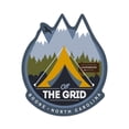 thumbnail image 1 of Die Cut Sticker Boone, North Carolina, Discover, Off the Grid, Tent, Contour Vinyl Sticker 1 to 3 inches (Waterproof Decal for Cars, Water Bottles, Laptops, Coolers), Small, 1 of 5
