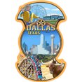 thumbnail image 1 of Die Cut Sticker Dallas, Texas, Montage, Contour Vinyl Sticker 3 to 6 inches, (Waterproof Decal for Cars, Water Bottles, Laptops, Coolers), Large, 1 of 5