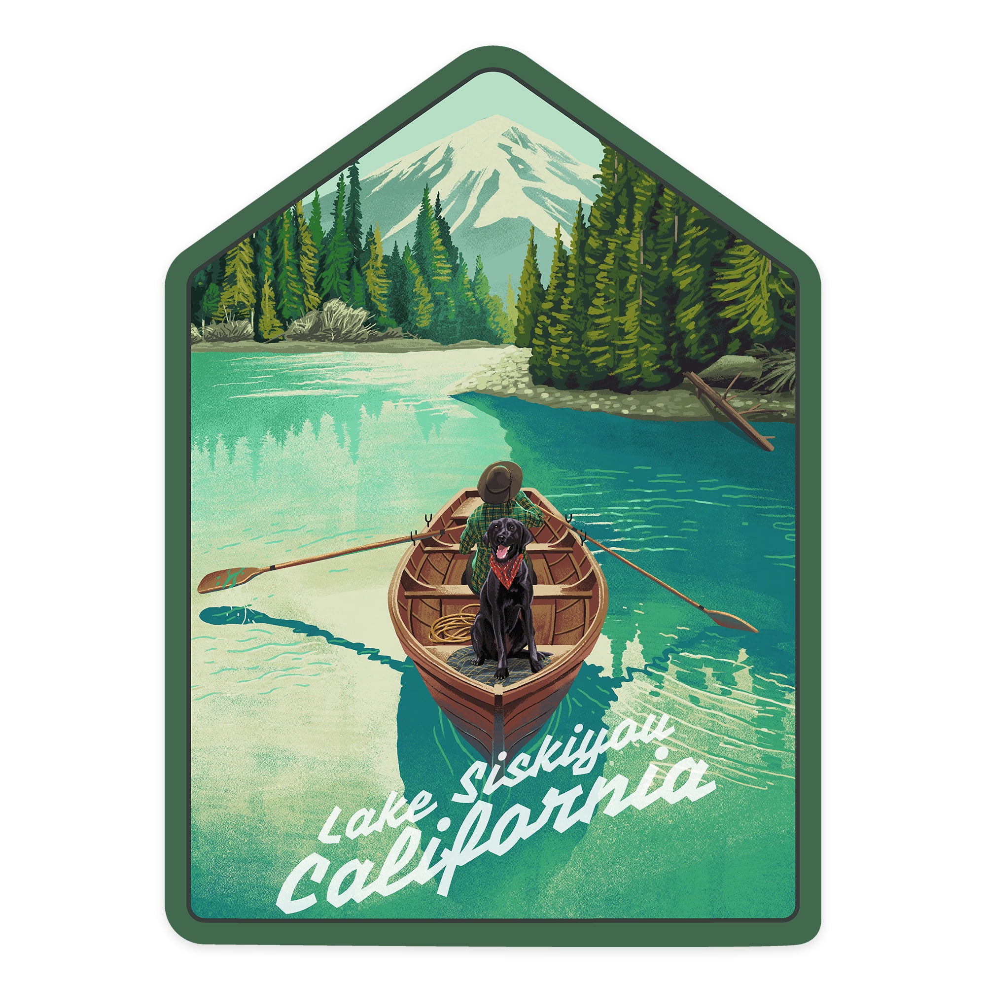 Lake Protection Sticker Die Cut Sticker Lake Siskiyou, California, Quiet Explorer, Boating ...
