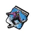 thumbnail image 1 of Die Cut Sticker Mammoth Mountain, California, Snowboarder, Scratchboard, Contour Vinyl Sticker 1 to 3 inches (Waterproof Decal for Cars, Water Bottles, Laptops, Coolers), Small, 1 of 5