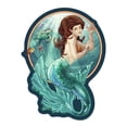 thumbnail image 1 of Die Cut Sticker Mermaid (Blue Tail), Contour Vinyl Sticker 1 to 3 inches (Waterproof Decal for Cars, Water Bottles, Laptops, Coolers), Small, 1 of 5