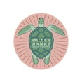 thumbnail image 1 of Die Cut Sticker Outer Banks, North Carolina, Sea Turtle Outline, Contour Vinyl Sticker 1 to 3 inches (Waterproof Decal for Cars, Water Bottles, Laptops, Coolers), Small, 1 of 5