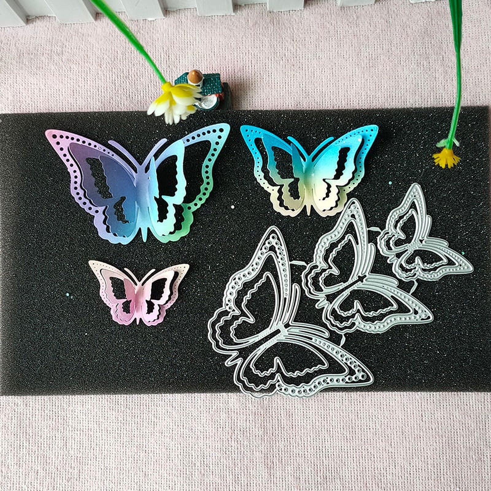 Die Cuts for Card Making, Ouginx 3D Butterfly Metal Cutting Dies DIY ...