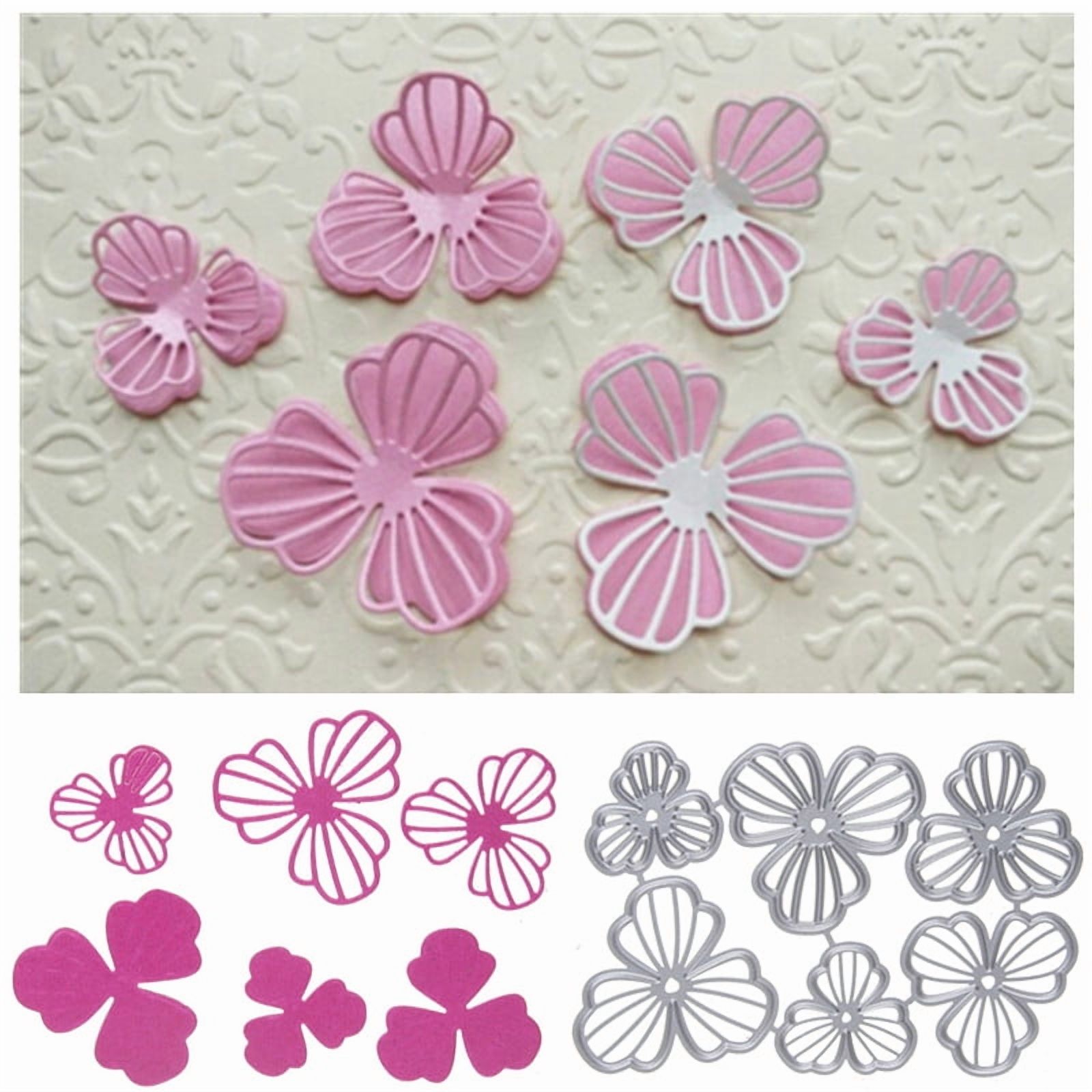 Die Cuts for Card Making, Ouginx 3D Flowers Metal Cutting Dies DIY Die ...