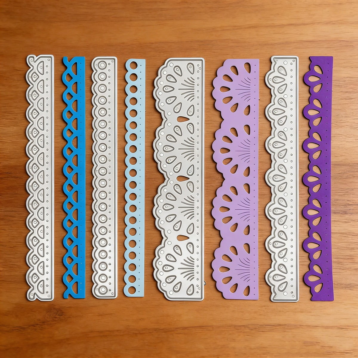 Die Cuts for Card Making, Ouginx 4 Piece Lace Border Metal Cutting Dies ...