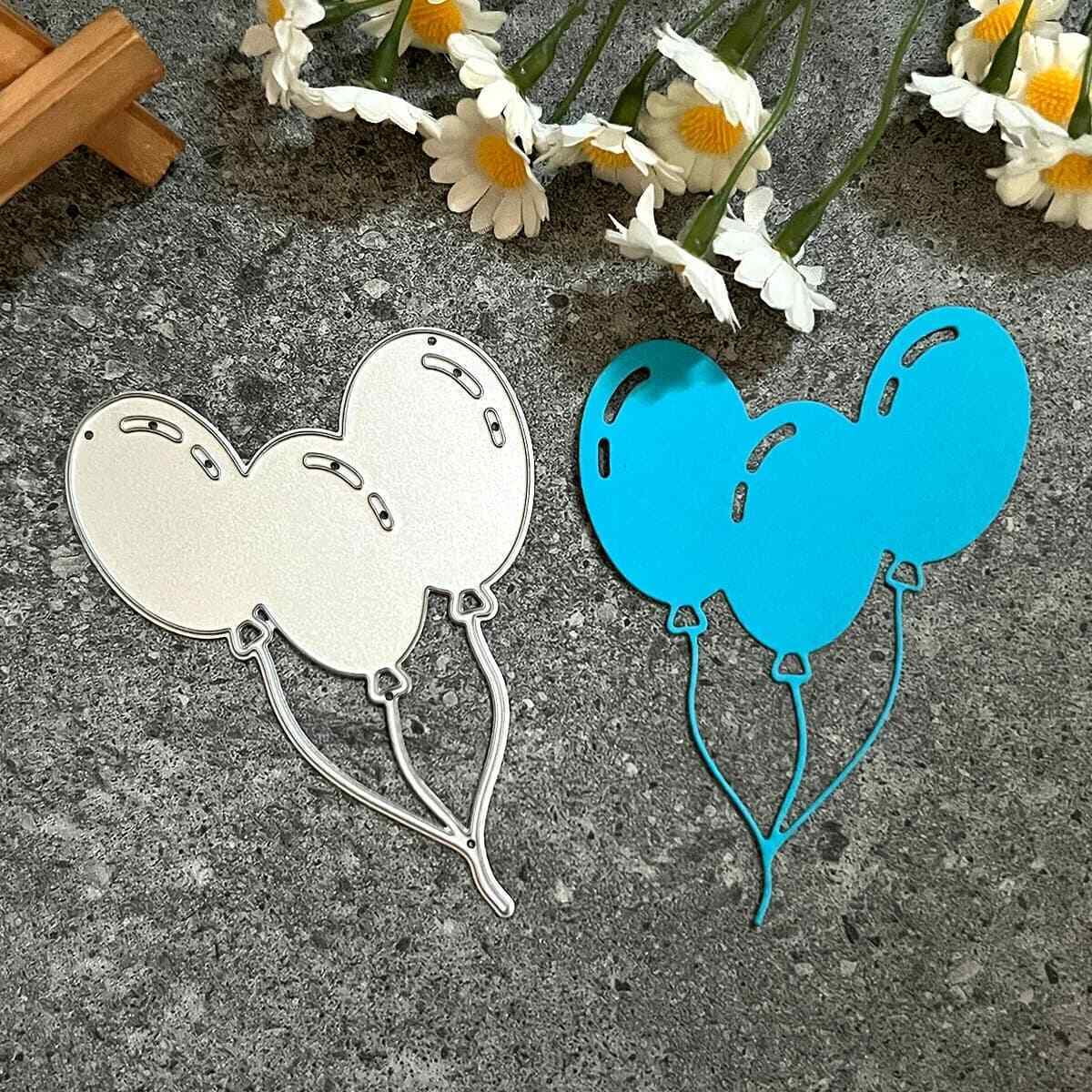 Die Cuts for Card Making, Ouginx Balloons Metal Cutting Dies DIY Die ...