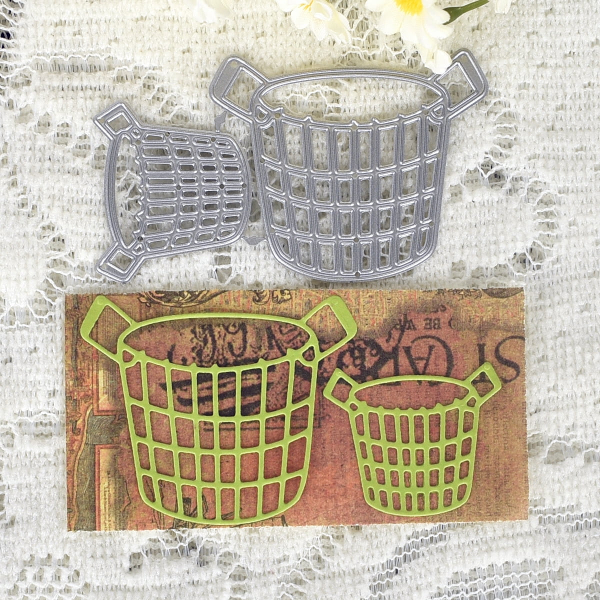 Die Cuts for Card Making, Ouginx Basket Metal Cutting Dies DIY Die ...