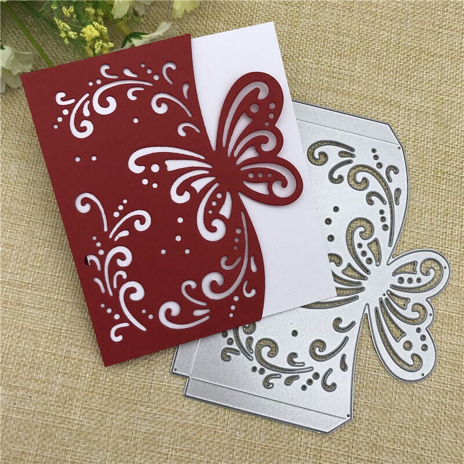 Die Cuts for Card Making, Ouginx Butterfly Envelope Metal Cutting Dies ...