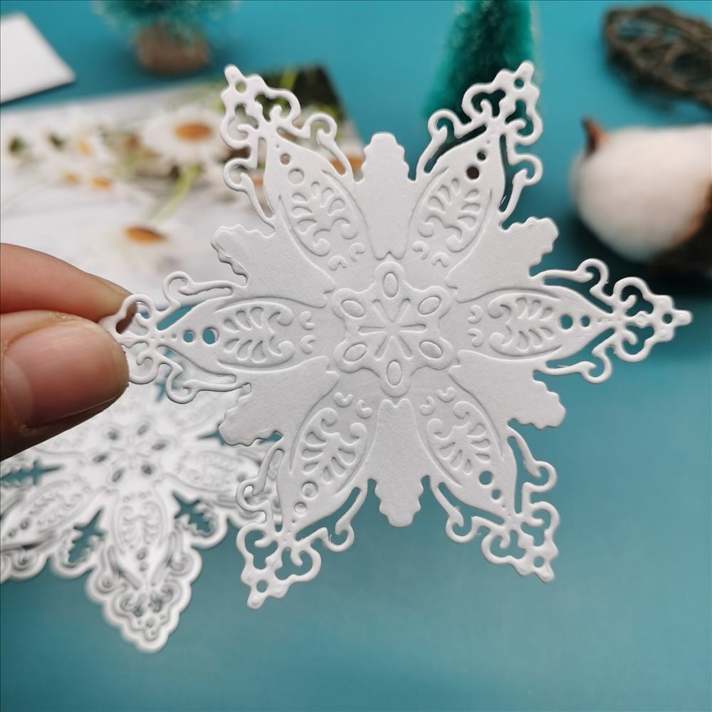 Die Cuts for Card Making, Ouginx Christmas Snowflake Metal Cutting Dies ...