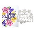 thumbnail image 1 of Die Cuts for Card Making, Ouginx Happy Mother's Day Letter Flower Metal Cutting Dies DIY Die Cutters Die Stencils for Scrapbooking, Embossing & More, 1 of 5