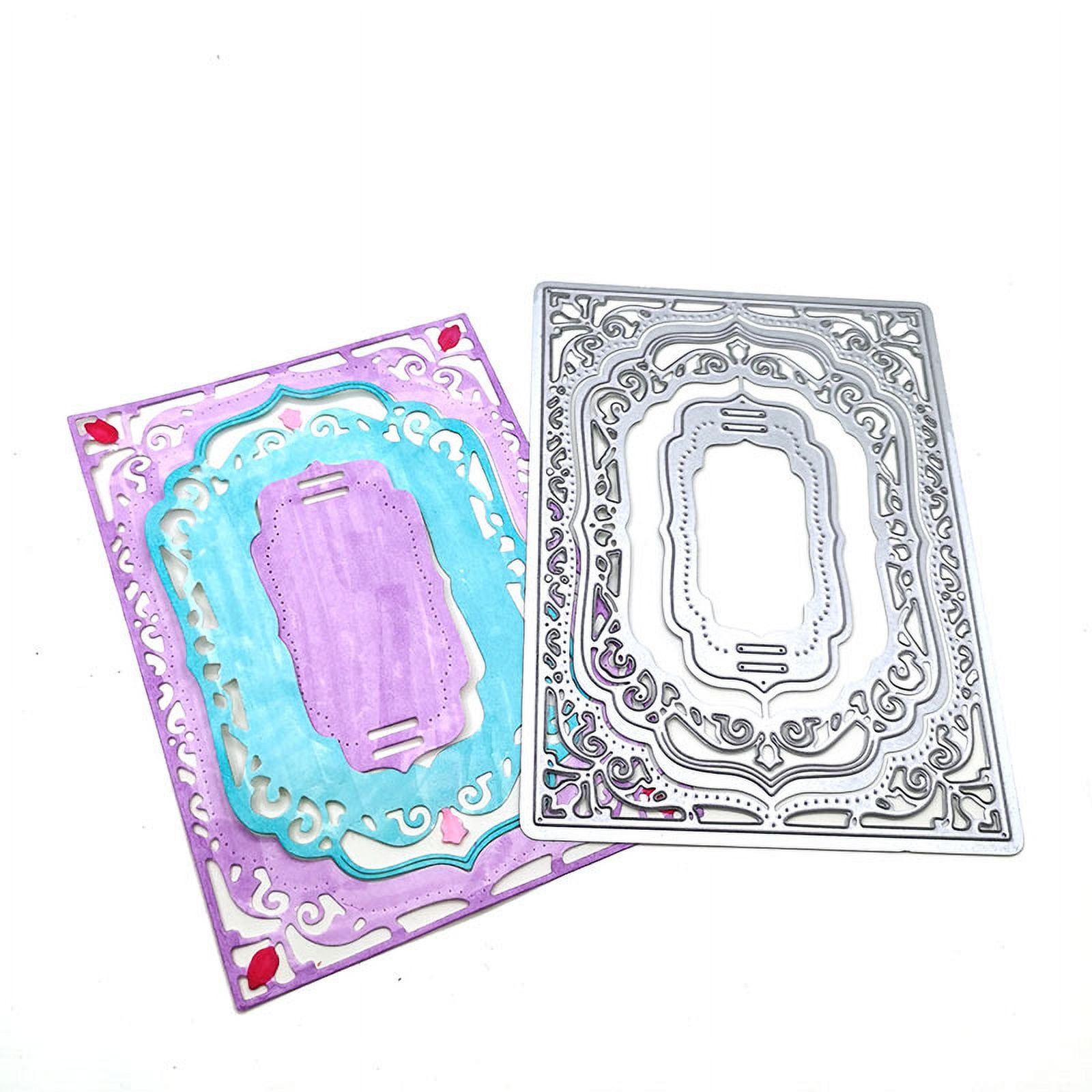 Die Cuts for Card Making, Ouginx Hollow Frame Metal Cutting Dies DIY ...