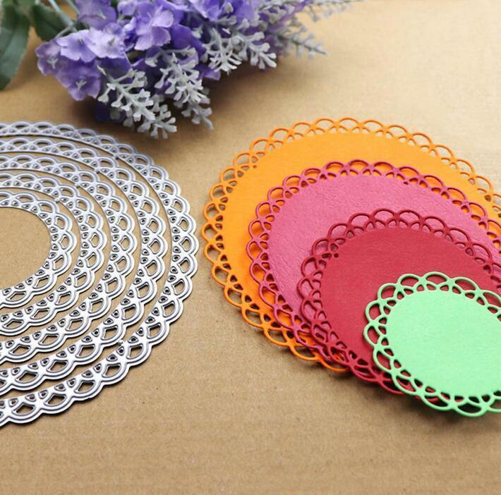 Die Cuts for Card Making, Ouginx Lace Frame Metal Cutting Dies DIY Die ...
