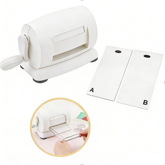 Die Cutting Machine, Embossing Machine, Scrapbooking Die-cut Machines, Carbon Steel Hand-cranked DIY Creative Educational Toy For Paper Craft Card Making