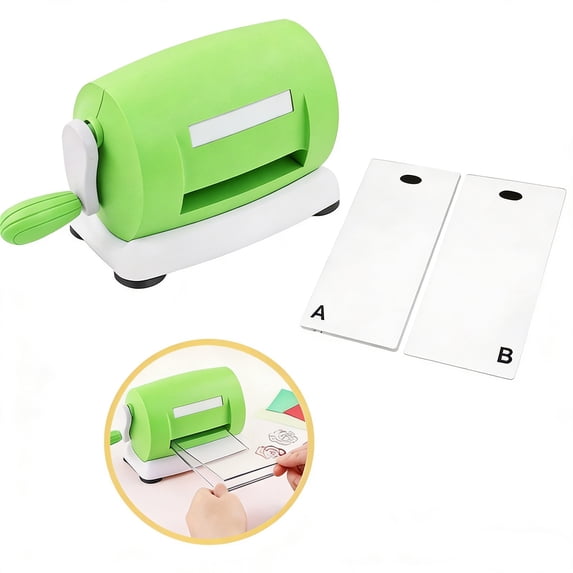 Die Cutting Machine, Embossing Machine, Scrapbooking Die-cut Machines, Carbon Steel Hand-cranked DIY Creative Educational Toy For Paper Craft Card Making