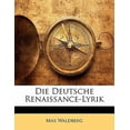 thumbnail image 1 of Die Deutsche Renaissance-Lyrik (Paperback), 1 of 1