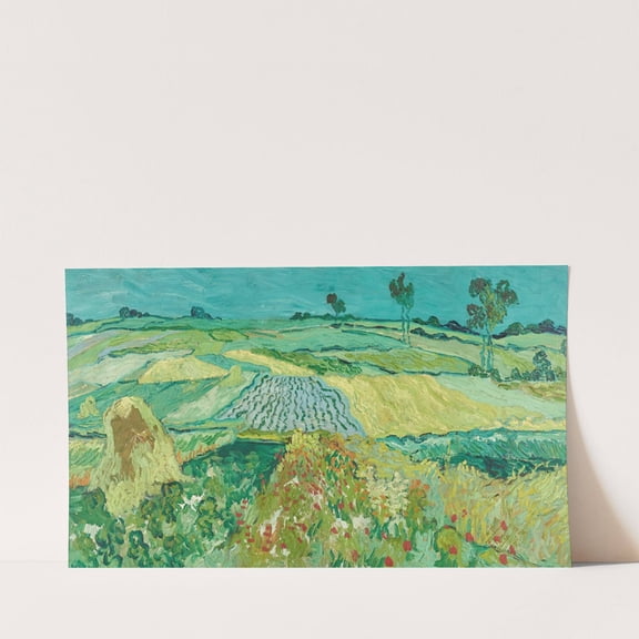 Die Ebene Von Auvers - Vincent Van Gogh Artwork - livingroom bedroom office dining room - 10x12 - High Quality Wall Art Poster Print Decor - UNFRAMED