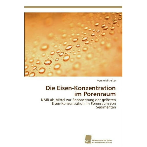 Die Eisen-Konzentration im Porenraum (Paperback)