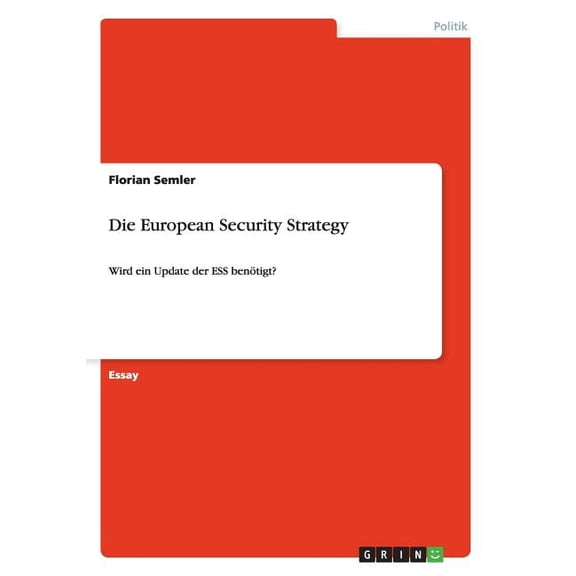 Die European Security Strategy