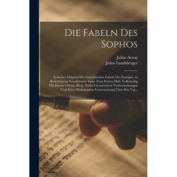 Die Fabeln Des Sophos (Paperback)