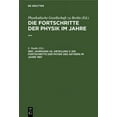 thumbnail image 1 of Die Fortschritte Der Physik Des Aethers Im Jahre 1887, (Hardcover), 1 of 1