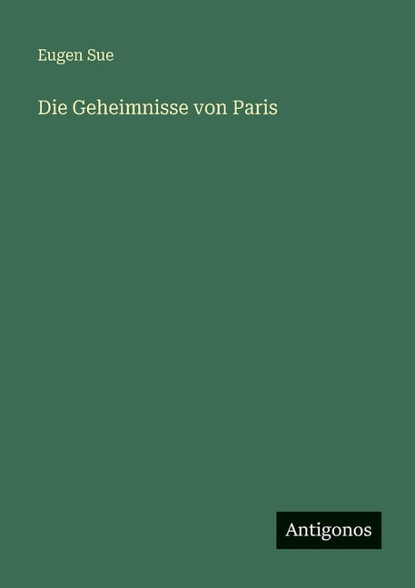 Die Geheimnisse von Paris, (Paperback)