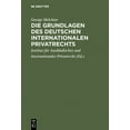 thumbnail image 1 of Die Grundlagen des deutschen internationalen Privatrechts, (Hardcover), 1 of 1