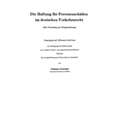 thumbnail image 1 of Die Haftung FÃ¼r PersonenschÃ¤den Im Deutschen Verkehrsrecht: Ein Vorschlag Zur Neugestaltung, (Paperback), 1 of 1