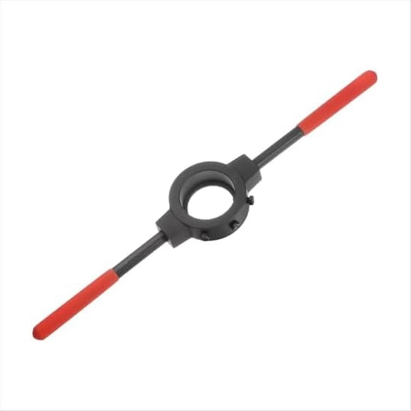 Die Handle Wrench for Metric M30-M36/1-1/16 inch-1-7/16 inch(UNC/UNF) 65mm OD Round Dies,65mm x 25mm Threaded Die Holder,1 x Wrench,black & red