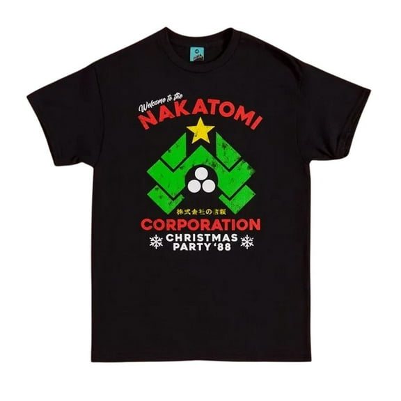 Die Hard  Adult Nakatomi Corparation Christmas T-Shirt