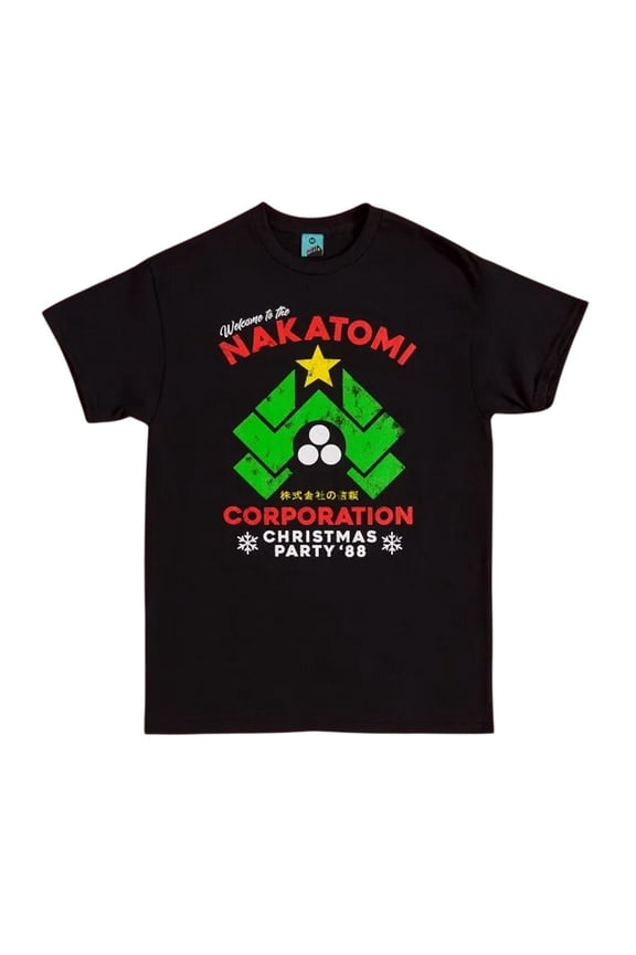 Die Hard Adult Nakatomi Corparation Christmas T-Shirt