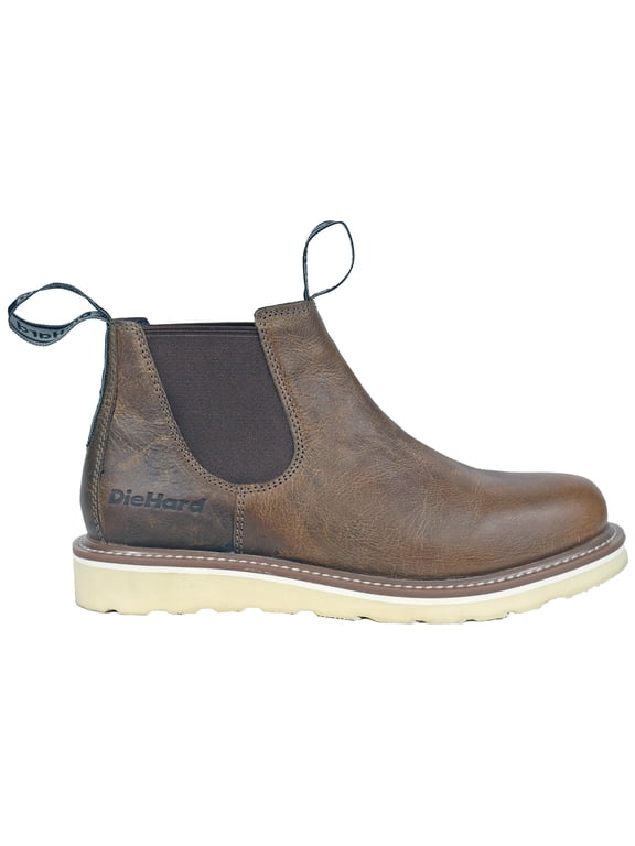 Die Hard Colt Soft Toe Leather Chelsea Slip On 8.5 W