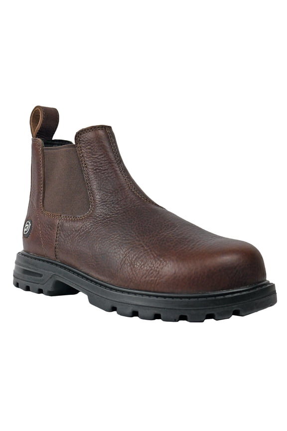 Die Hard Men's Nitro Slip-On Slip Resistant Eh Work Boot Composite Toe Brown 10.5 D(M) US