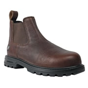 DieHard Mens Shoes Composite Toe Safety Boots, Ankle-High Brown, Size 10