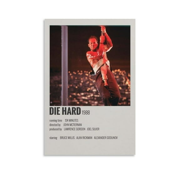Die Hard Movie Vintage Poster Wall Art Decor Print Picture Paintings for Living Room Bedroom Decoration