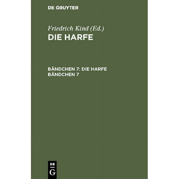 Die Harfe. Bändchen 7, (Hardcover)