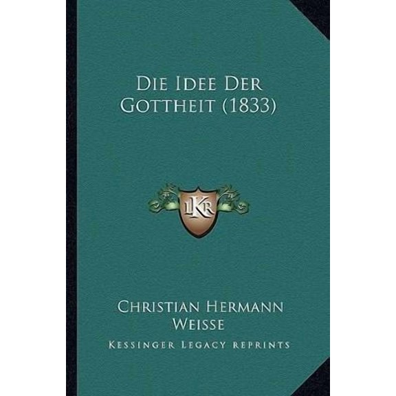 Die Idee Der Gottheit (1833) Paperback